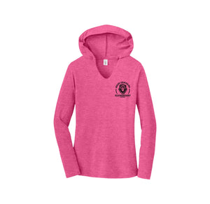 Kent Gardens On Demand-Womens Premium Perfect Tri Long Sleeve Hoodie On-Demand Left Chest