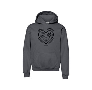 Beaverdam Elementary Den Shirts On Demand-Youth Unisex Hoodie On-Demand Heart Logo