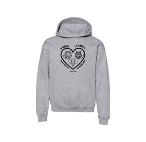 Beaverdam Elementary Den Shirts On Demand-Youth Unisex Hoodie On-Demand Heart Logo