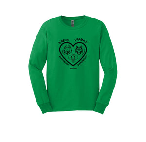 Beaverdam Elementary Den Shirts On Demand-Adult Unisex Long Sleeve Tee On-Demand Heart Logo