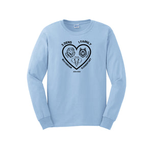 Beaverdam Elementary Den Shirts On Demand-Adult Unisex Long Sleeve Tee On-Demand Heart Logo