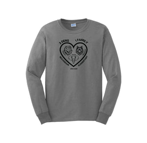 Beaverdam Elementary Den Shirts On Demand-Adult Unisex Long Sleeve Tee On-Demand Heart Logo