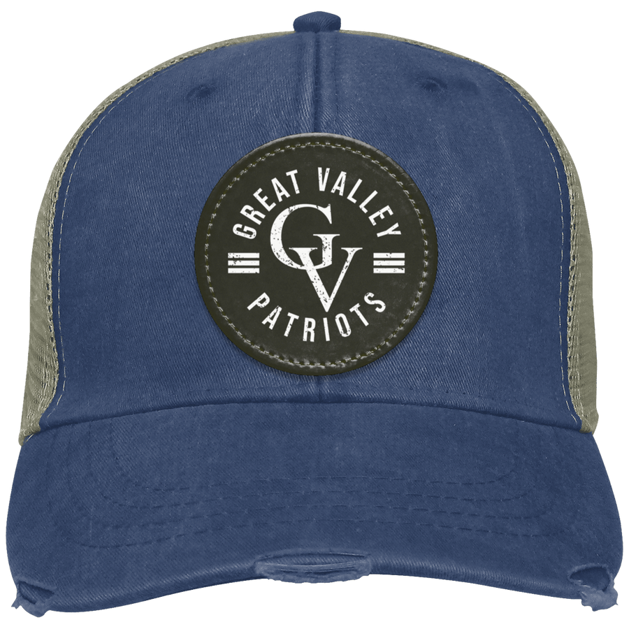 Great Valley High School On Demand-OL102 Distressed Ollie Cap - Circle Patch