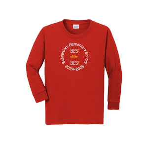 Beaverdam Elementary Den Shirts On Demand-Youth Unisex Long Sleeve Tee On-Demand Circle Logo