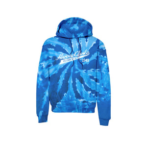 Harvey Clarke-Adult Unisex Tie-Dye Pullover Hooded Sweatshirt On-Demand