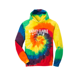 Harvey Clarke-Youth Tie-Dye Pullover Hooded Sweatshirt On-Demand Pioneer