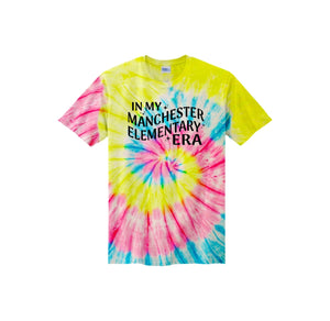 Manchester Elementary-Youth Unisex Tie-Dye Shirt On-Demand_Pride Logo Wavy Logo