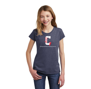 Conejo Academy Spirit Wear 2024-25-Girls Youth Premium Tee C Logo