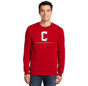 Conejo Academy Spirit Wear 2024-25-Adult Unisex Long Sleeve Tee C Logo