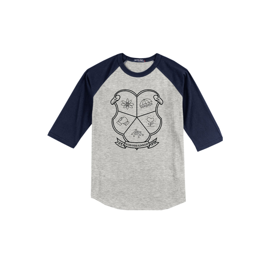 Falcon Ridge Elementary-Adult Unisex Baseball Tee On-Demand CREST