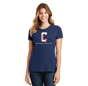 Conejo Academy Spirit Wear 2024-25-Womens Fan Favorite Tee C Logo