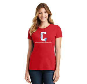 Conejo Academy Spirit Wear 2024-25-Womens Fan Favorite Tee C Logo