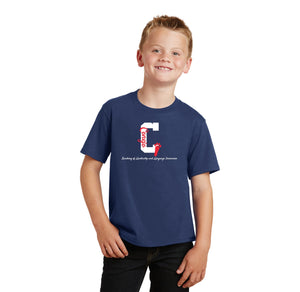 Conejo Academy Spirit Wear 2024-25-Youth Unisex Fan Favorite Premium Tee C Logo