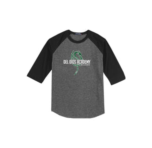 Del Dios Academy On Demand-Adult Unisex Baseball Tee On-Demand