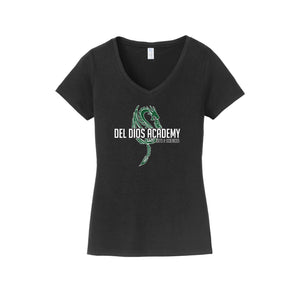 Del Dios Academy On Demand-Womens Fan Favorite V-Neck Tee On-Demand