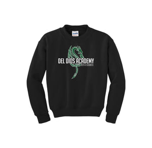 Del Dios Academy On Demand-Youth Unisex Crewneck Sweatshirt On-Demand
