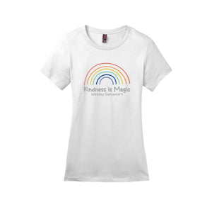 Wealthy Elementary-Womens Premium Tee On-Demand Rainbow Logo