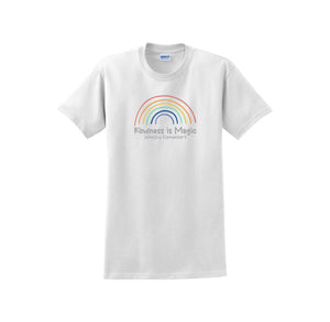 Wealthy Elementary-Adult Unisex T-Shirt On-Demand Rainbow Logo