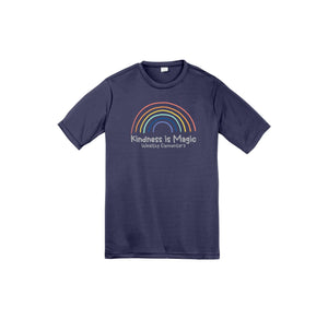 Wealthy Elementary-Youth Unisex Dri-Fit Shirt On-Demand Rainbow Logo