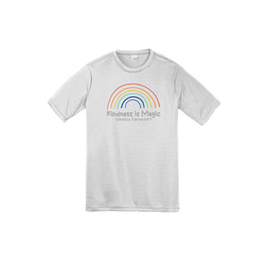 Wealthy Elementary-Youth Unisex Dri-Fit Shirt On-Demand Rainbow Logo