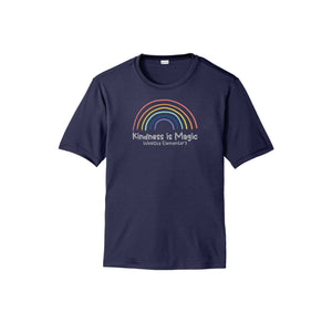 Wealthy Elementary-Adult Unisex Dri-Fit Shirt On-Demand Rainbow Logo