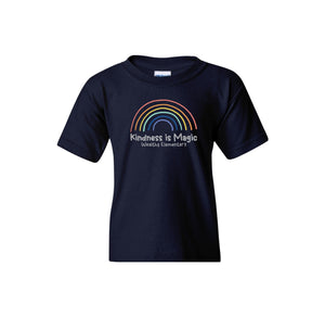 Wealthy Elementary-Youth Unisex T-Shirt On-Demand Rainbow Logo