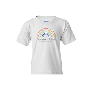 Wealthy Elementary-Youth Unisex T-Shirt On-Demand Rainbow Logo