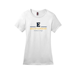 Wealthy Elementary-Womens Premium Tee On-Demand E Logo