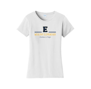 Wealthy Elementary-Womens Fan Favorite Tee On-Demand E Logo