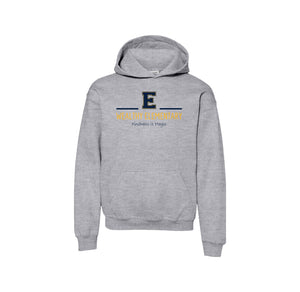 Wealthy Elementary-Youth Unisex Hoodie On-Demand E Logo