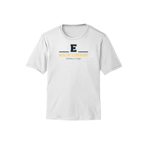 Wealthy Elementary-Adult Unisex Dri-Fit Shirt On-Demand E Logo