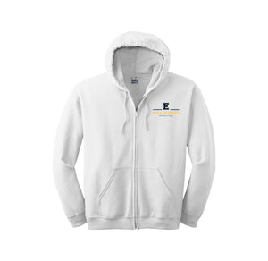 Wealthy Elementary-Adult Unisex Full-Zip Hooded Sweatshirt On-Demand E Logo