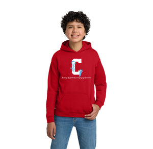 Conejo Academy Spirit Wear 2024-25-Youth Unisex Hoodie C Logo