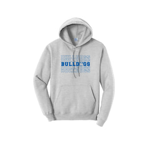 Bollinger Canyon On Demand-Adult Unisex Core Fleece Pullover Hooded Sweatshirt On-Demand Bulldog Watermark