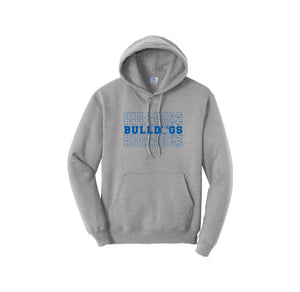 Bollinger Canyon On Demand-Adult Unisex Core Fleece Pullover Hooded Sweatshirt On-Demand Bulldog Watermark