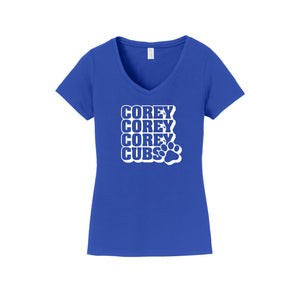 Corey Academy On Demand-Womens Fan Favorite V-Neck Tee On-Demand