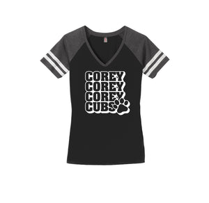 Corey Academy On Demand-Women's Premium Game V-Neck Tee On-Demand