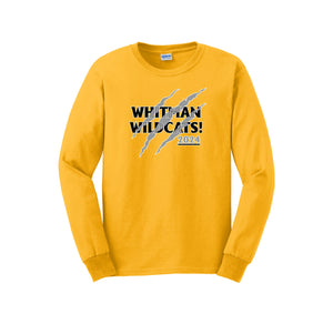 Whitman Middle School Spirit Wear 2024-25 On Demand-Adult Unisex Long Sleeve Tee On-Demand Claw Logos