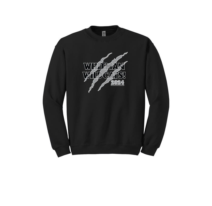 Whitman Middle School On Demand-Adult Unisex Crewneck Sweatshirt On-Demand Claw Logos