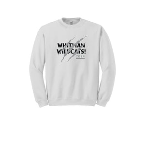 Whitman Middle School Spirit Wear 2024-25 On Demand-Adult Unisex Crewneck Sweatshirt On-Demand Claw Logos