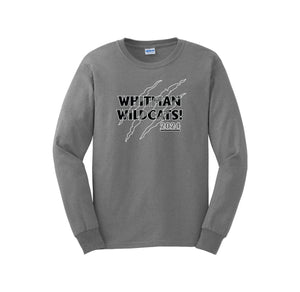 Whitman Middle School Spirit Wear 2024-25 On Demand-Adult Unisex Long Sleeve Tee On-Demand Claw Logos