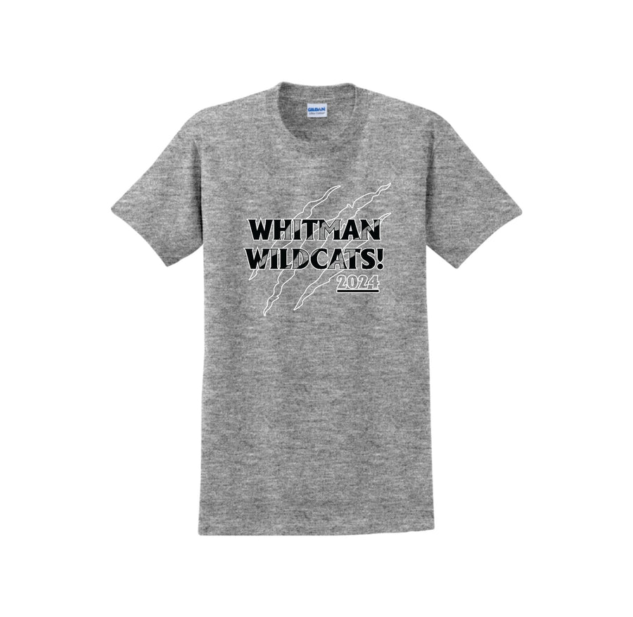 Whitman Middle School Spirit Wear 2024-25 On Demand-Adult Unisex T-Shirt On-Demand Claw Logos