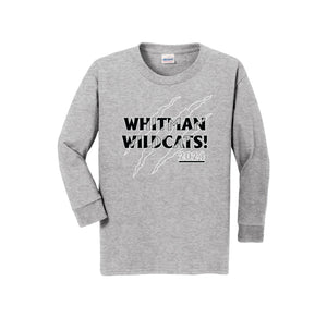 Whitman Middle School On Demand-Youth Unisex Long Sleeve Tee On-Demand Claw Logos