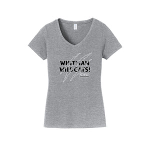 Whitman Middle School On Demand-Womens Fan Favorite V-Neck Tee On-Demand Claw Logos