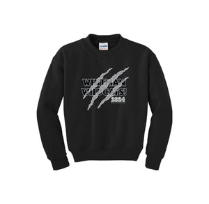 Whitman Middle School On Demand-Youth Unisex Crewneck Sweatshirt On-Demand Claw Logos