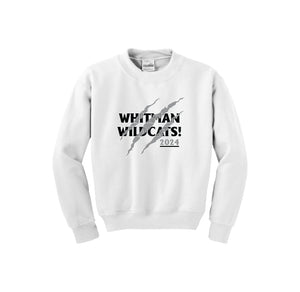 Whitman Middle School On Demand-Youth Unisex Crewneck Sweatshirt On-Demand Claw Logos