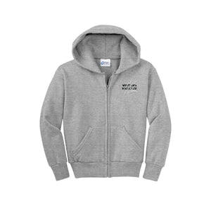 Whitman Middle School On Demand-Youth Unisex Full-Zip Hooded Sweatshirt On-Demand Claw Logos