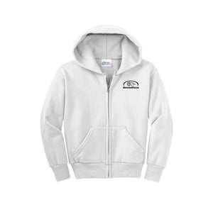 Whitman Middle School On Demand-Youth Unisex Full-Zip Hooded Sweatshirt On-Demand Mascot Logos