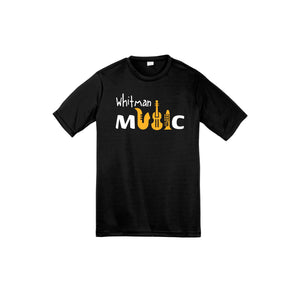 Whitman Middle School On Demand-Youth Unisex Dri-Fit Shirt On-Demand Music Logos