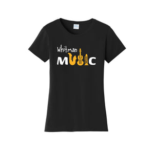 Whitman Middle School On Demand-Womens Fan Favorite Tee On-Demand Music Logos